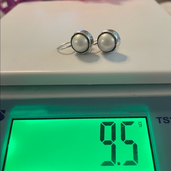 Silpada Pearl ‘Margarite’ Drop Sterling Silver Earrings W1750 - Picture 15 of 15